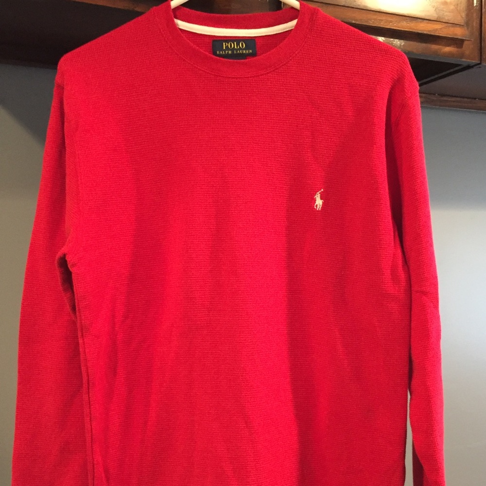 Men's long sleeve Ralph Lauren polo shirt. M