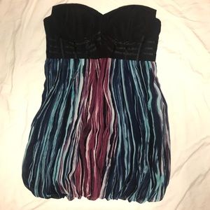 BEBE watercolor dress