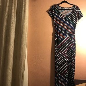 Calvin Klein colorful Maxi Dress