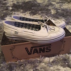 VANS Abby Canvas Boat Shoes