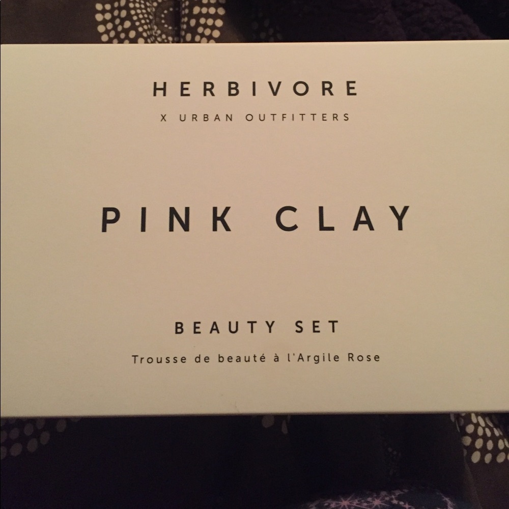 Pink clay beauty set