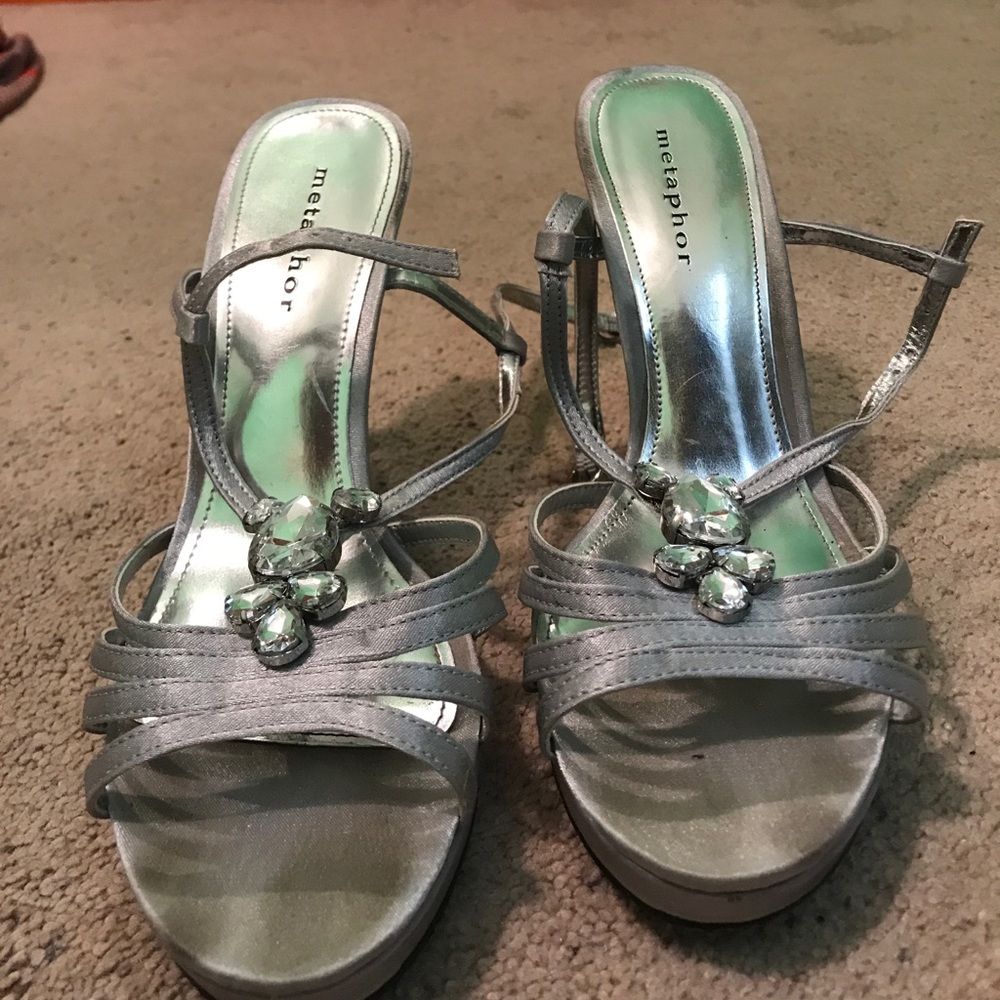Silver heels