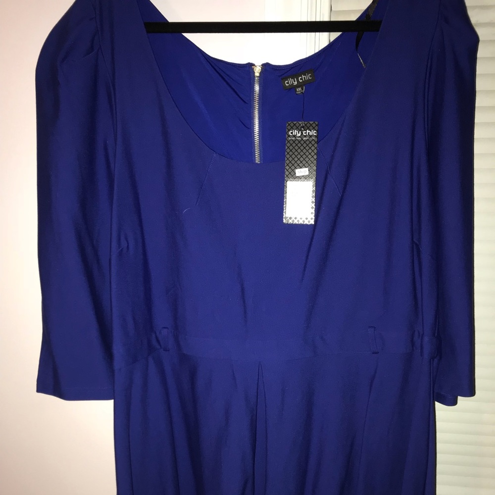 Blue Skater Dress