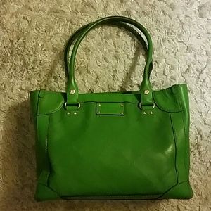 Kelly green kate spade vintage handbag