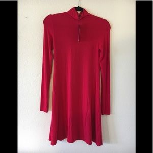 Fall red turtleneck dress ❤️✨✨