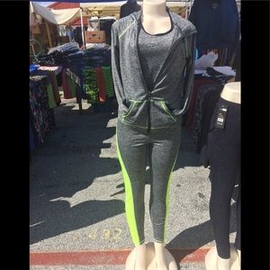 Three pieces yoga set