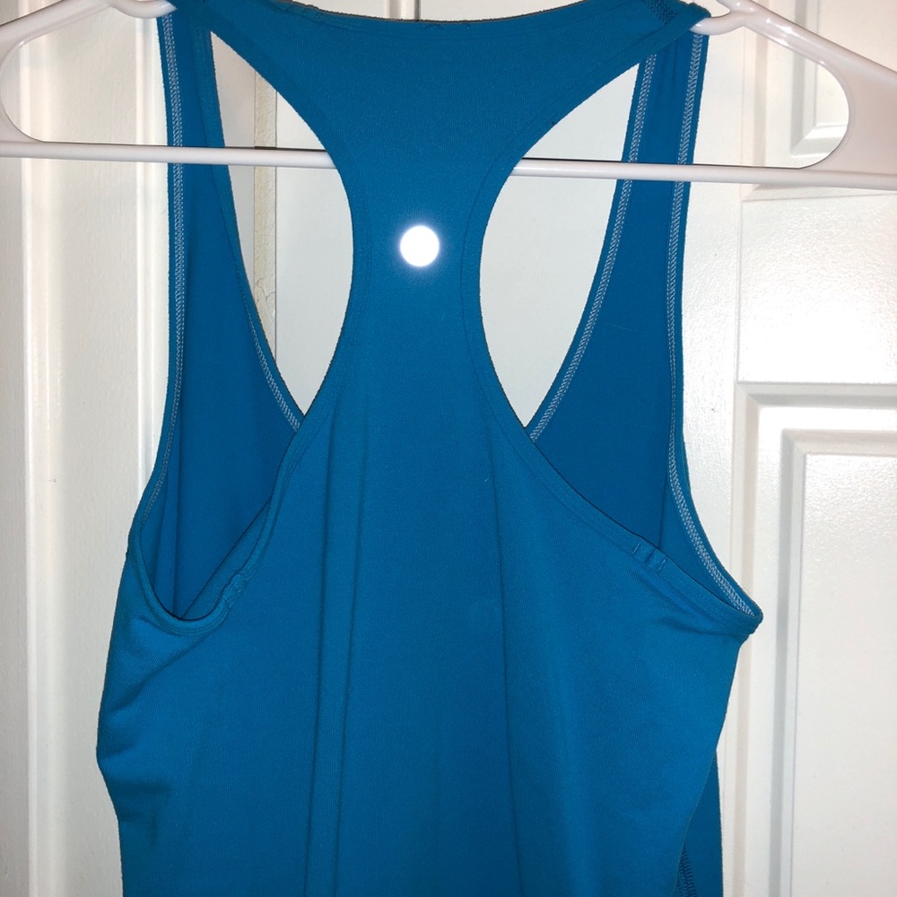 Blue Lululemon tank top