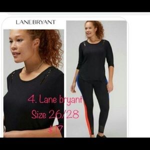 Lane bryant ribbed cut out shoulder