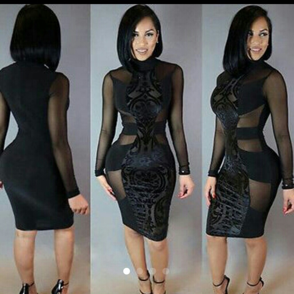 Sexy plus size dress
