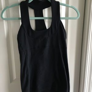Black Lululemon workout top with built in bra!