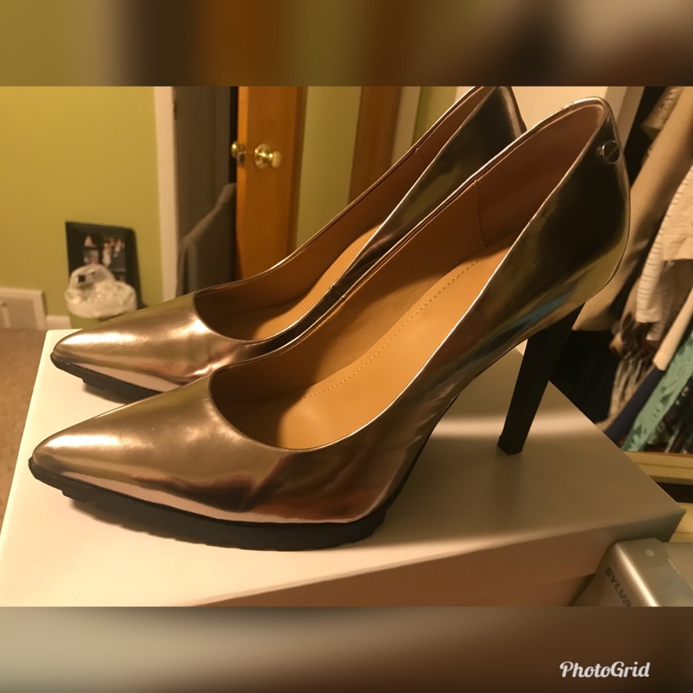 Calvin Klein Brigitte Pointed Toe Pumps