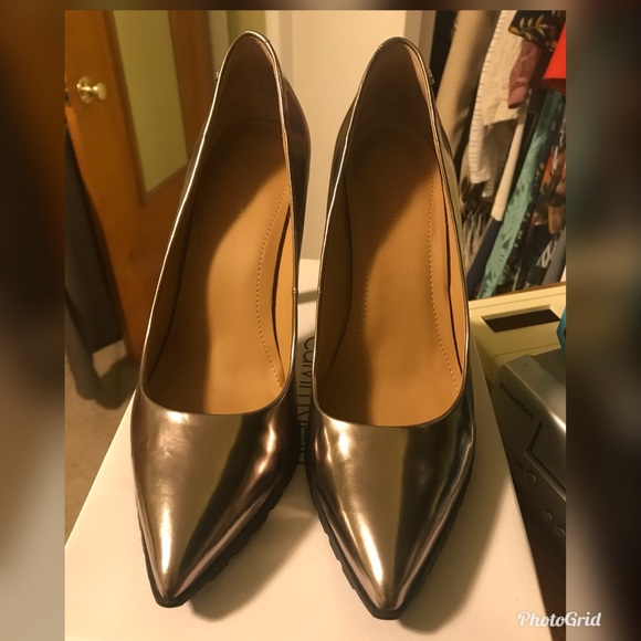 Calvin Klein Brigitte Pointed Toe Pumps - Picture 3 of 6