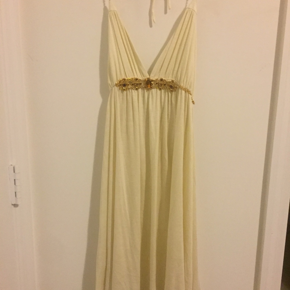 Cream colored dress
