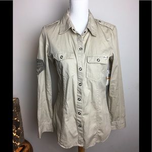 Military style shirt