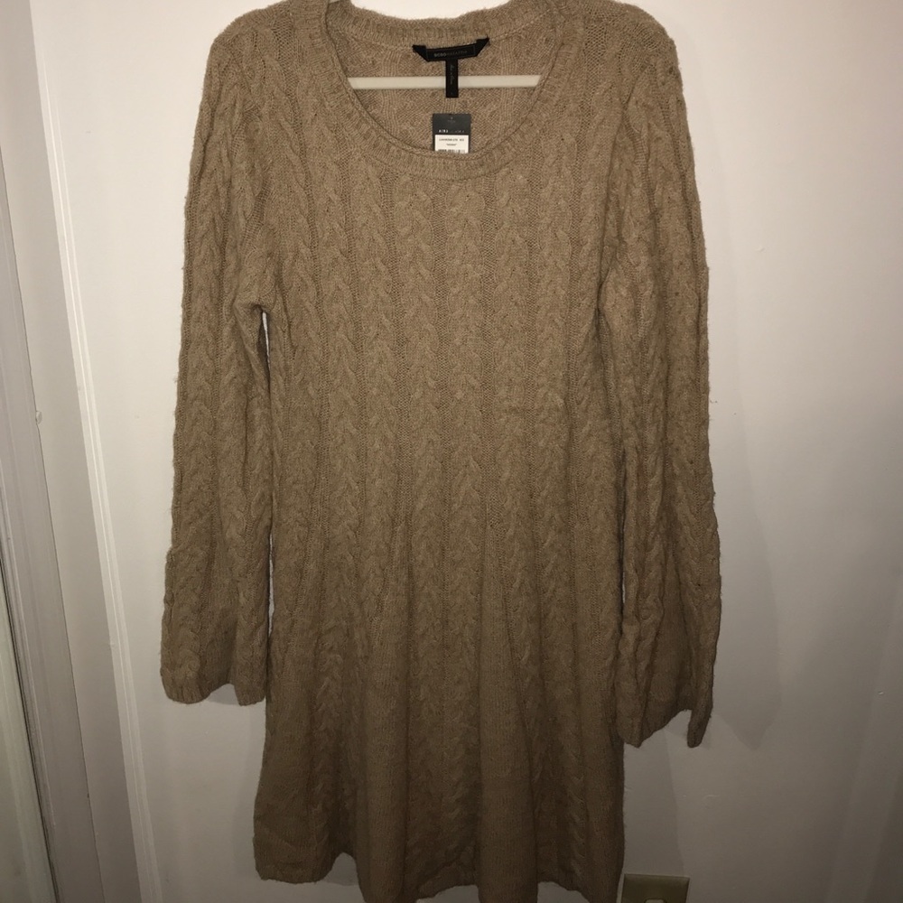 BCBG Cable Knit Sweater Dress