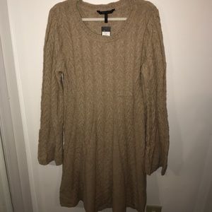 BCBG Cable Knit Sweater Dress
