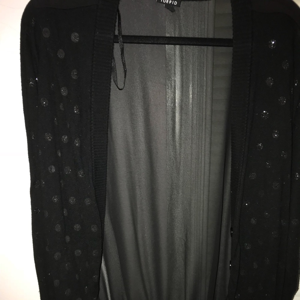 Sequin dot cardi!