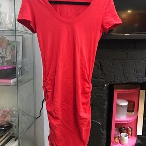 Michael Stars V-Neck Body Con Dress