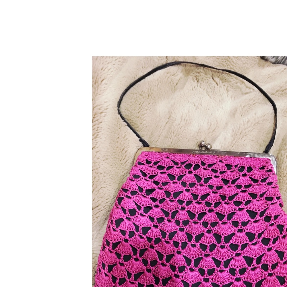 Crochet Dolce & Gabbana evening bag