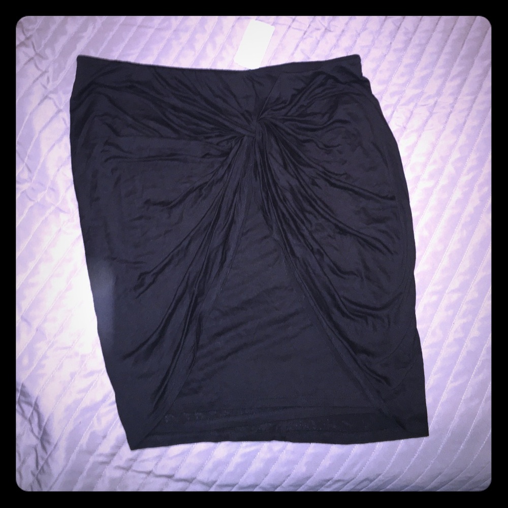 Plus Size Ruffled Mini Skirt