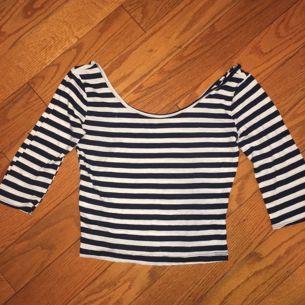 Stripe Crop Top