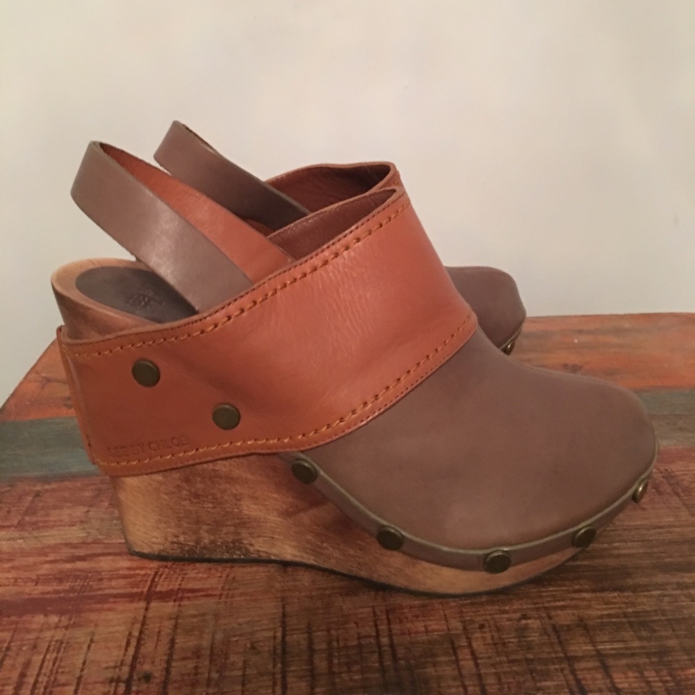Chloe Wedge Clogs