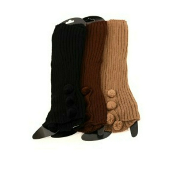 🔹Leg Warmers🔹 Black or Mocha/Tan - Picture 3 of 5