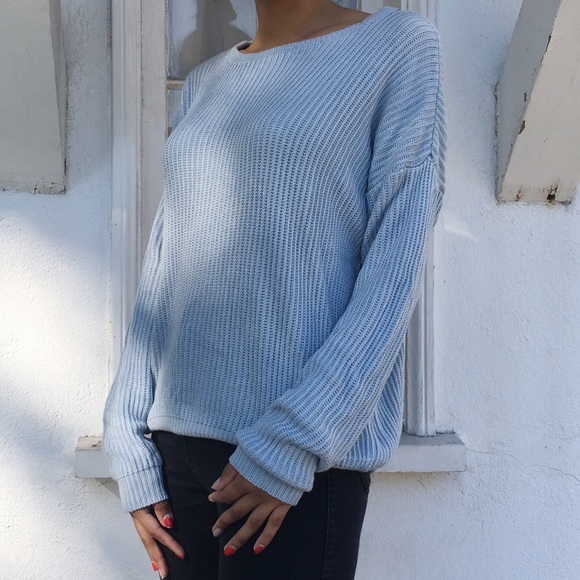 Brandy Melville Sweaters - Brandy Melville baby blue sweater