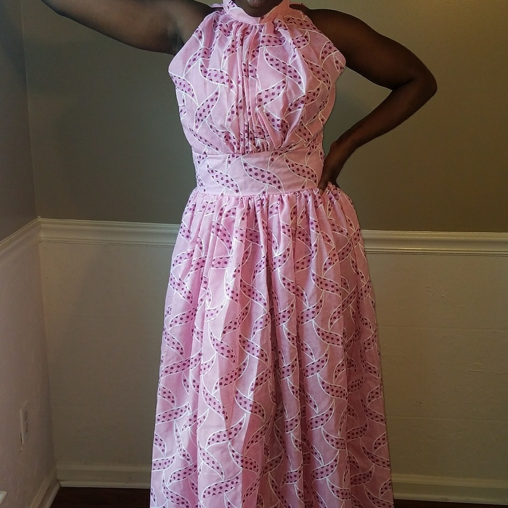 Custom made lace gown dress