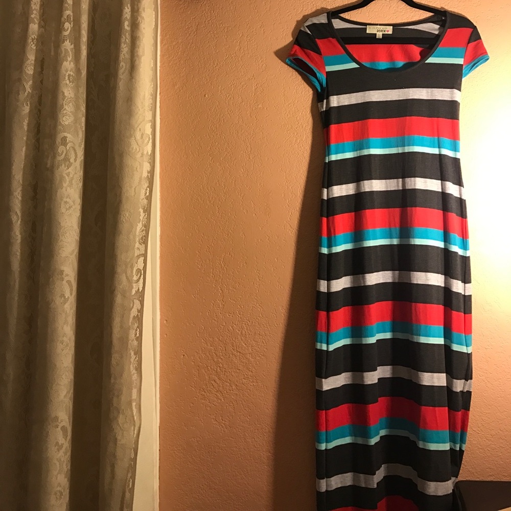 Colorful maxi dress