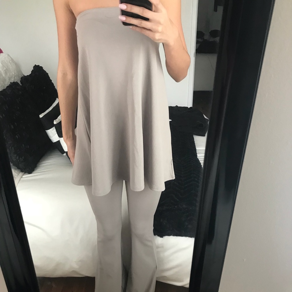 TWO PIECE STRAPLESS OUTFIT