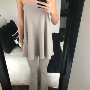 TWO PIECE STRAPLESS OUTFIT