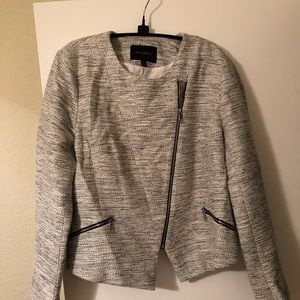 Banana Republic Tweed Moto Jacket