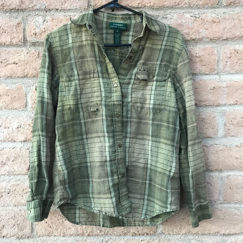Ralph Lauren Green Flannel
