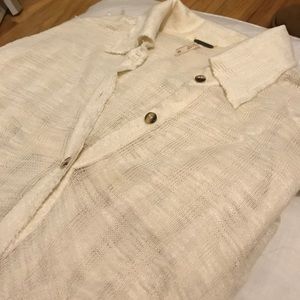 Free People Button Up slouchy blouse