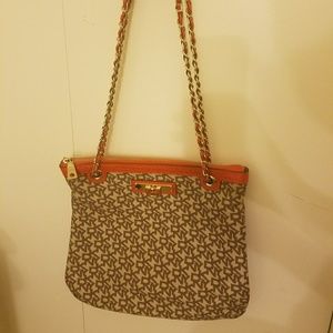 DKNY Tote handbag with trendy links handles