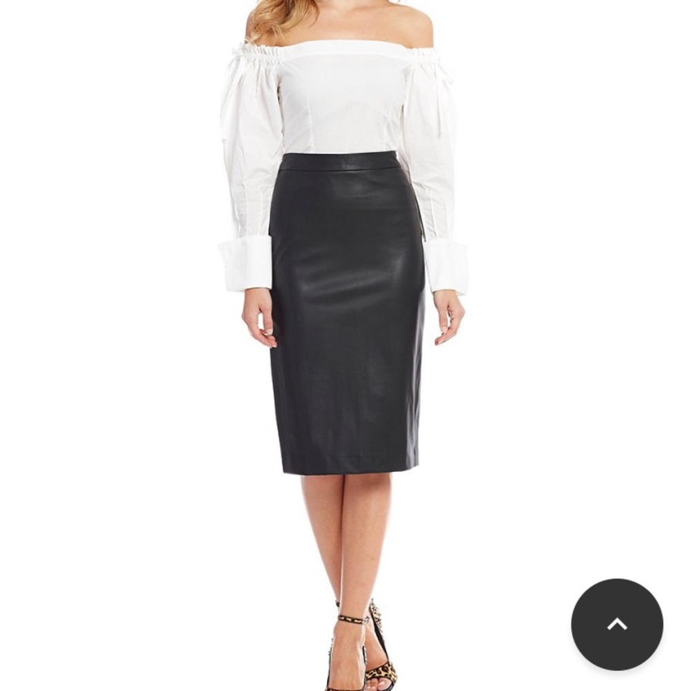 Gianni bini faux leather skirt NEW