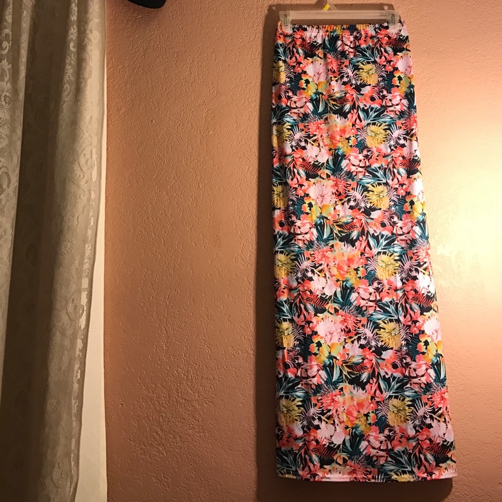 Tropical Maxi skirt
