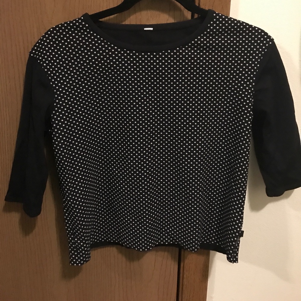 Lululemon polka dot top size 4