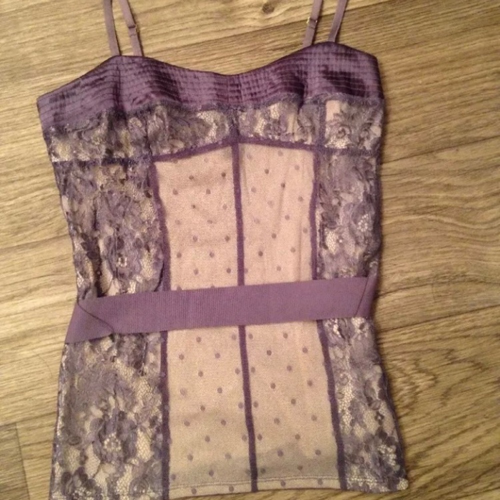 Victoria's Secret Purple Belted Top, Size M