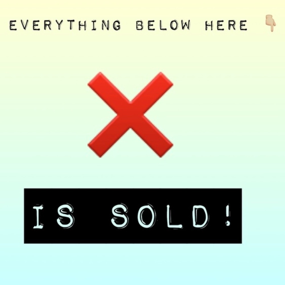 SOLD BELOW