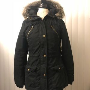Mossimo Faux Fur Hooded Coat