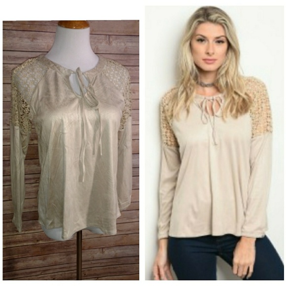 Crocheted Shoulder - Long Sleeve - Picture 2 of 8