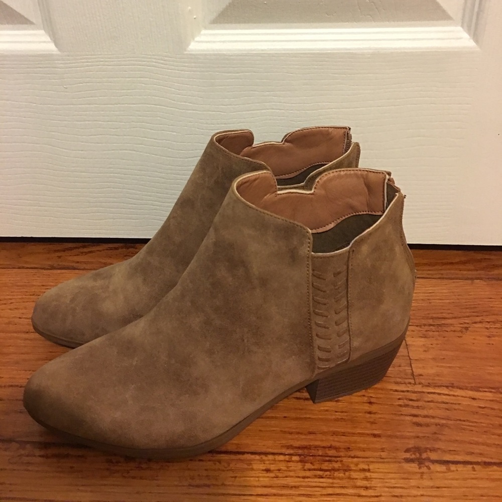 Suede ankle boots