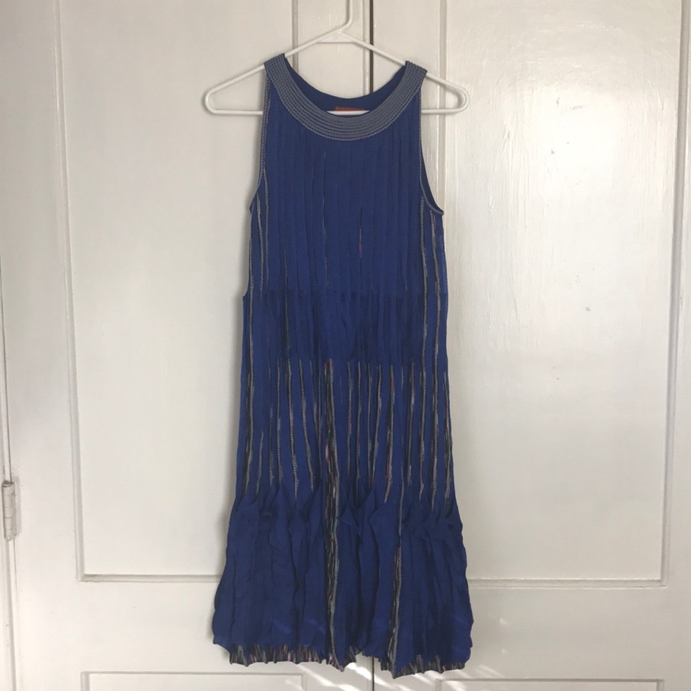 Textured blue Missoni dress