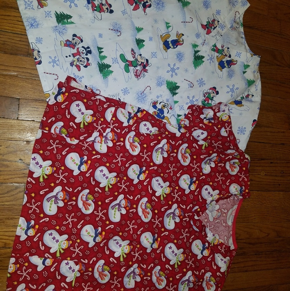 Scrub tops