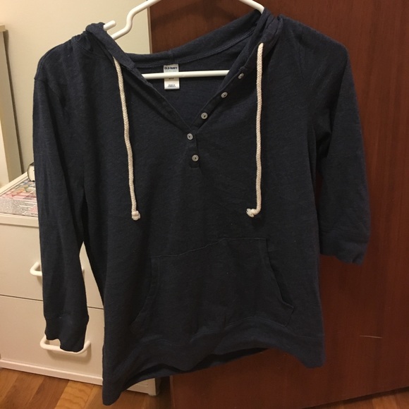 🌟3 for 10🌟 Old navy 3/4 sleeve light hoodie - Picture 1 of 3