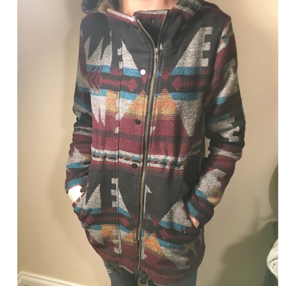 Aztec print jacket