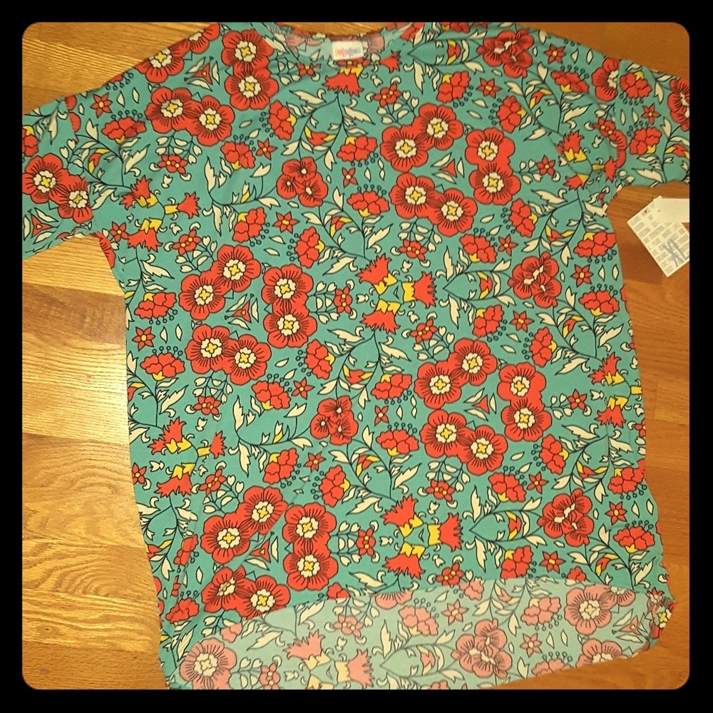 BNWT XL Lularoe floral Irma retro tunic