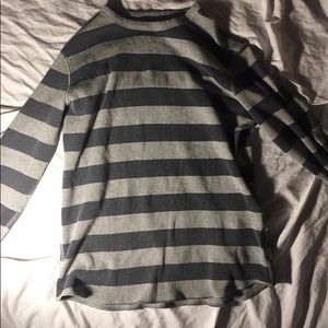 Waffle laid back long sleeve T shirt